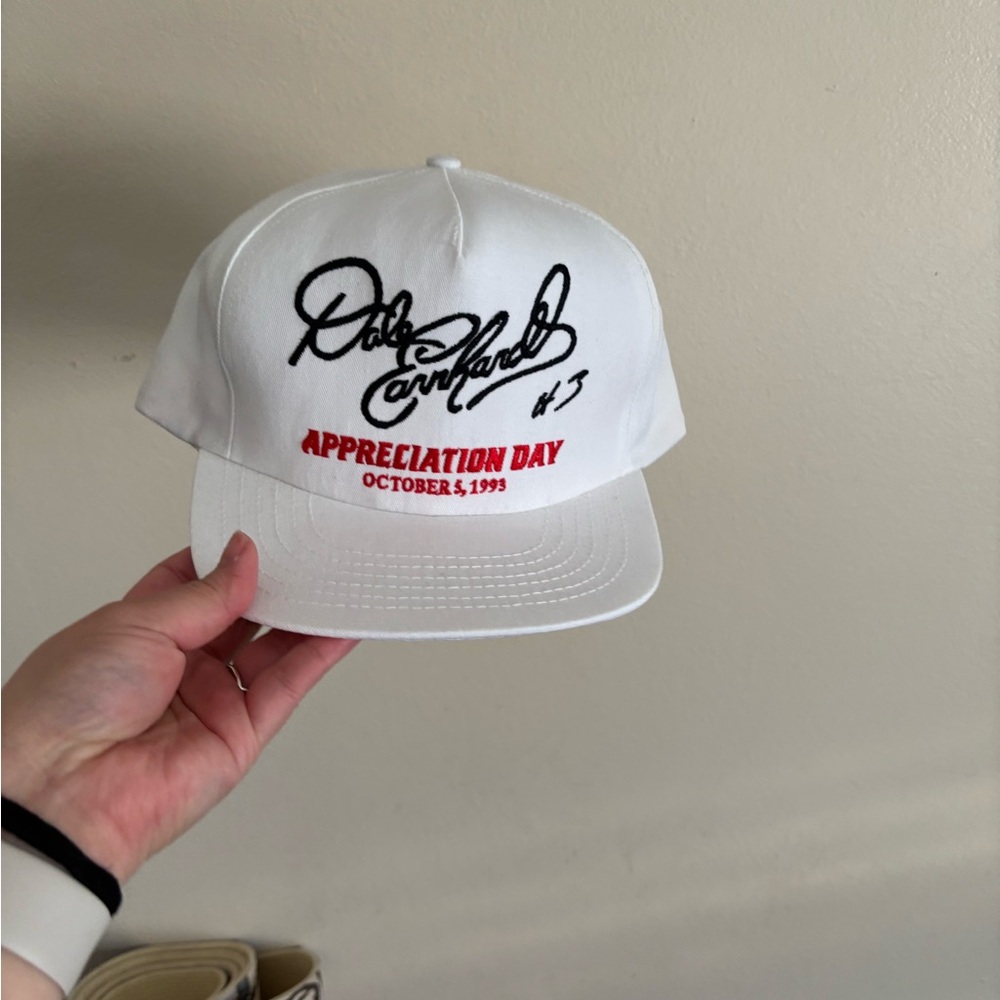 White Dale Earnhardt Appreciation Day Cap